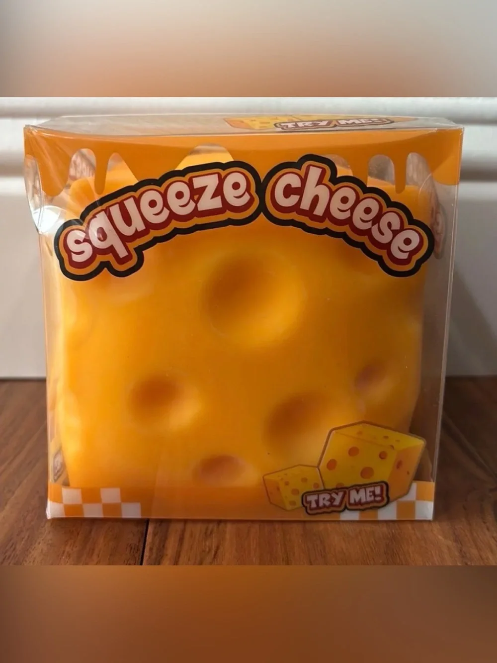 Squeeze Cheese Squishy Toy